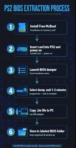 PS2 BIOS Step-by-Step Extraction